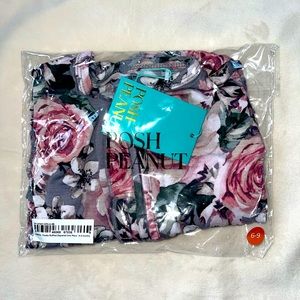 Posh Peanut Daphne Footie Ruffled Zippered One Piece